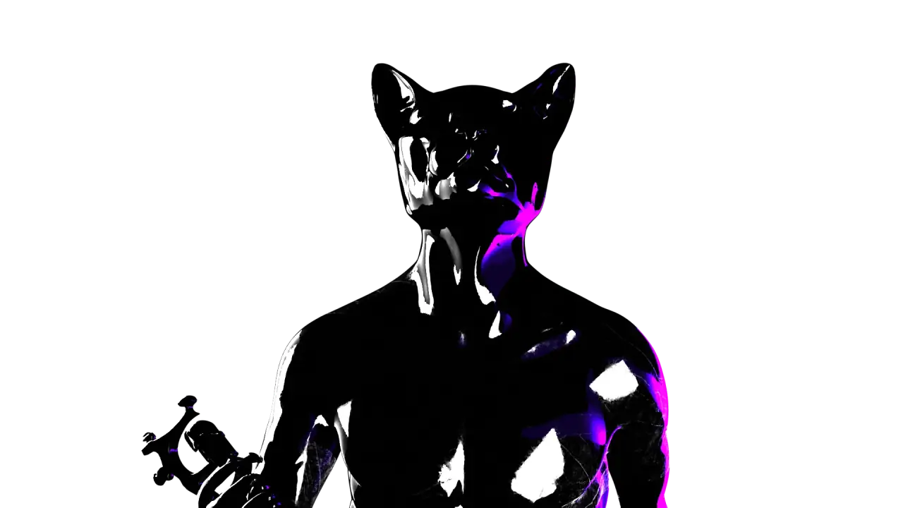 Guju hero sculpture, modelled and rendered in Blender